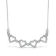 18P110 | 18ct White gold 45pt diamond pendant - 16" Chain included