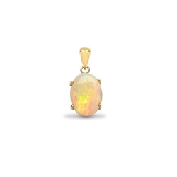18P129 | 18ct Yellow Gold Opal Pendant