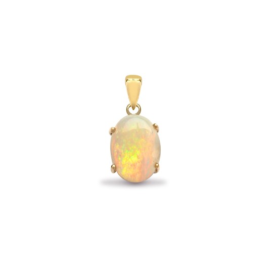 18P129 | 18ct Yellow Gold Opal Pendant