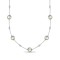 18P195 | 18ct White Gold Diamond And Green Amethyst Necklace