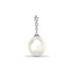 18P223 | 18ct White Gold Diamond And Pearl Pendant