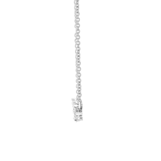 18P307 | 18ct White 0.75ct Diamond Pendant - 18" Chain included