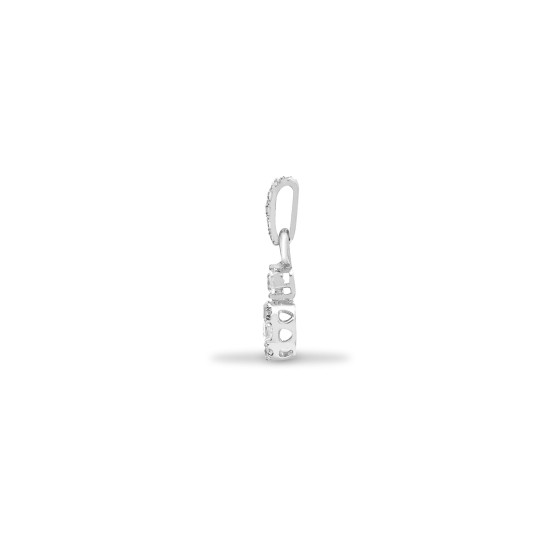 18P312 | 18ct White 0.22ct Diamond Pendant