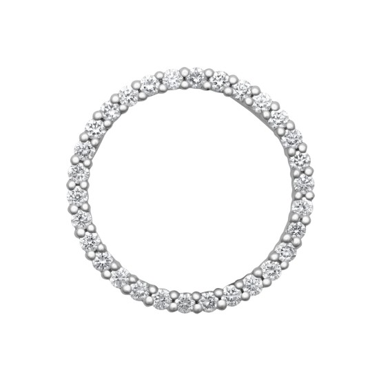 18P335 | 18ct White Gold Diamond Pendant
