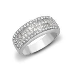 18R201-N | 18ct White Gold Diamond Ring