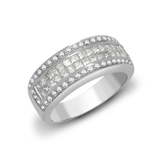 18R201 | 18ct White Gold Diamond Ring