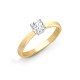 18R316-025-JI1 | 18ct Yellow Gold 25pts Solitaire Dia Ring