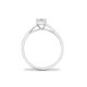 18R334-100 | 18ct White 1.00ct Emerald Cut Dia Solitaire Ring