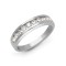 18R351-050 | 18ct White Gold 50pts Channel Set Dia Ring