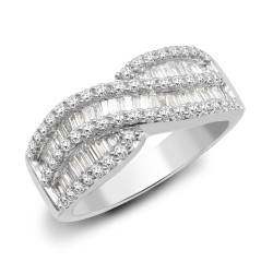18R386-N | 18ct White Gold Diamond Ring