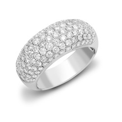 18R531-N | 18ct White Gold Diamond Bombay Ring