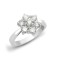 18R543-075 | 18ct White Gold 75pts 7 Stone Cluster Diamond Ring