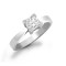 18R551-025 | 18ct White Gold 25pts Princess Cut Dia Solitaire Ring