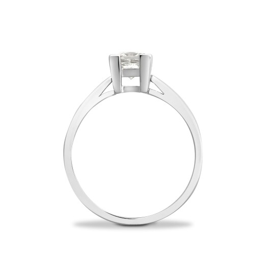 18R551-100 | 18ct White Gold 1.00ct Princess Cut Dia Solitaire Ring
