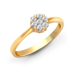 18R741 | 18 Yellow Gold 24pts Diamond Ring