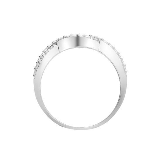 18R764 | 18ct White 0.39ct Diamond Ring
