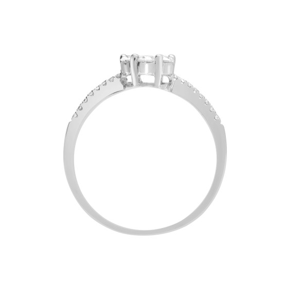 18R778 | 18ct White 0.48ct Diamond Ring