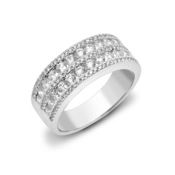 18R794 | 18ct White 1.25ct Dress Ring