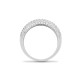 18R904 | 18ct White 1.00ct Diamond Bombay Ring