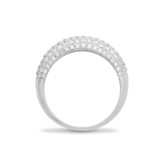 18R905 | 18ct White 1.50ct Natural Diamond Bombay Ring