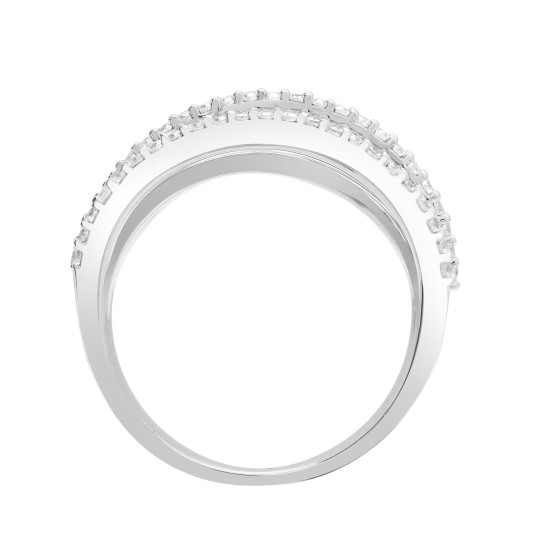 18R924 | 18ct White 0.63ct Diamond Ring