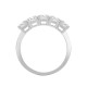 18R949-050 | 18ct White 0.50ct Diamond 5 stone Ring