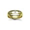 18W003-4 | 18ct Gold Yellow Diamond Rubover set Wedding Ring