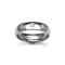 18W004-4 | 18ct Gold White Diamond Rubover set Wedding Ring