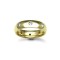 18W005-4 | 18ct Gold Yellow Diamond Rubover set Wedding Ring