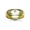 18W009-7 | 18ct Gold Yellow Natural Diamond Rubover set Wedding Ring