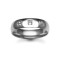 18W010-8 | 18ct Gold White Diamond Rubover set Wedding Ring