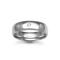 18W014-4 | 18ct Gold White Diamond Rubover set Wedding Ring