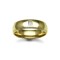 18W017-6 | 18ct Gold Yellow Diamond Rubover set Wedding Ring