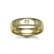 18W019-6 | 18ct Gold Yellow Diamond Rubover set Wedding Ring