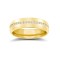 18W061-4(F-Q) | 18ct Yellow Gold RBC Court Diamond Wedding Band Fully Set - 4mm - 50pts