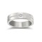 18W065-4 | 18ct White Gold RBC Flat Court Natural Diamond Wedding Band Half Set - 4mm - 28pts