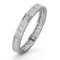 18WFE005-100-HSI | 18ct White Gold Channel Set Princess Cut Full Eternity Ring Natural Diamond 1.00ct H Si