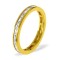 18YFE009-100-GVS | 18ct Yellow Gold Channel Set Full Eternity Ring Baguette Natural Diamond 1.00ct G VS