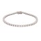 9B019-400 | 9ct White Gold 4.00ct Claw Set Natural Diamond Line Bracelet