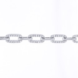 9B032 | 9ct White 1.27ct Diamond Bracelet