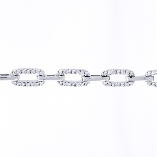 9B032 | 9ct White 1.27ct Diamond Bracelet