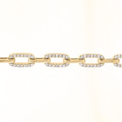 9B038 | 9ct Yellow 1.27ct Diamond Bracelet