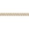 9B040 | 9ct Yellow Cuban Link 2.88ct Diamond Set Bracelet