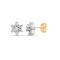 9E010 | 9ct Yellow Gold Diamond Cluster Earrings