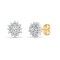 9E035 | 9ct Yellow Gold Natural Diamond Earrings