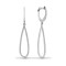 9E185 | 9ct White 14pts Drop Earrings