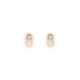 9E219 | 9ct Yellow Gold 0.16ct Moving Diamond Earrings