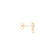 9E219 | 9ct Yellow Gold 0.16ct Moving Diamond Earrings