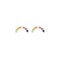 9E221 | 9ct Yellow Gold 0.34ct Rainbow Saph Earrings