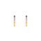 9E222 | 9ct Yellow Gold 0.34ct Rainbow Saph Bar Earrings